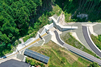 木曽川水系アラクラ沢砂防堰堤工事